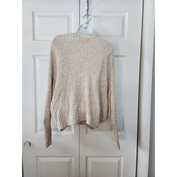 Eloquii Tan Ribbed Sweaterb - Picture 3 of 5